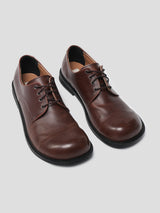 Vaulted derby shoes 2color