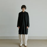 リネンロングシャツ / unisex linen long shirts black