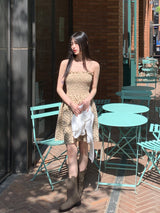 ヒュートスモーキングバンディングナシミニワンピース / Huto Smoking Banding Nashi Mini One Piece