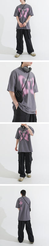 Butterfly Washing Overfit T-Shirt