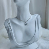 ソーラーシステムプラネットシリーズ -  ザムーンセミチョーカーネックレス / Solar System Planets Series - The Moon Semi Choker Necklace