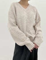 RajVネックニット/Raj V-neck Knit (6color)