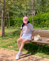 レタリングボクシーTシャツ