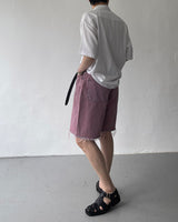 ピグメントバルミューダカッティングデニム / MG713 Pigment Bermuda Cutting Denim (3 colors)