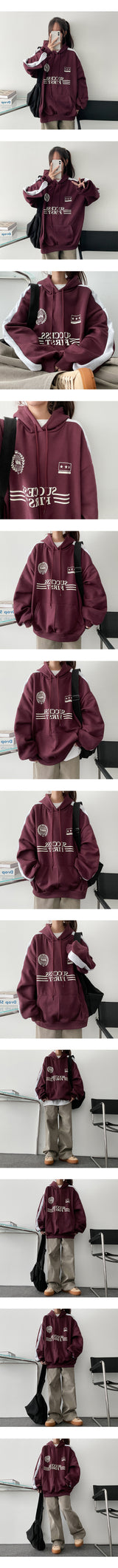 [Fleece] Circular Colored Hoodie