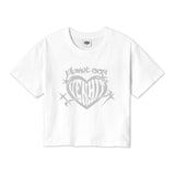 プラネットメタリッククロップTシャツ / PLANET METALLIC CROP T-SHIRT