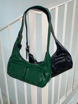 Nulet Leather Two Pocket Shoulder Bag