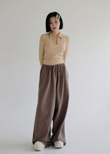 マストワイドトレーニングパンツ/Must wide training pants (2color)