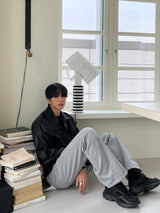 Well Real Long Wide Gray Jean (278) (4638705385590)