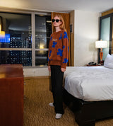 フラワーパターンジャガードニット / Flower pattern Jacquard Knit (4582469369974)