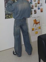 3 TAP Smoke Wrinkle Wash Denim Pants (2color)