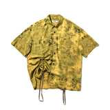 ブリーチダイングストラップシャツ / BLEACH DYEING STRAP SHIRT_YL