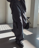 サイドベルクロワイドパンツ