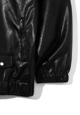 ミニマルライダーソフトレザージャケット/ Minimal Rider soft-Leather Jacket J22 Black