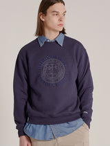 UNISEX シールドパターンスウェットシャツ(FCD1TS103M)