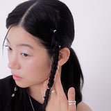 【MADE】 mini chiffon earcuff (2pcs) 