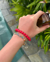 Color pearl ball bracelet