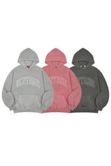 VENTIQUE Pigment Logo embroidery Hoodie 3color