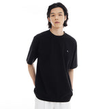 オーバーフィットマシュマロポイントショートスリーブT/OVERFIT MARSHMALLOW POINT SHORT-SLEEVED T-BLACK