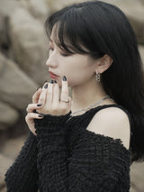no.6ピアスシルバー / no.6 earring silver