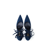 String Stiletto Heel(Navy)