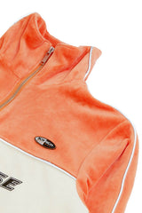 ベロアハーフジップトップ / Velor half zip top (2624872775798)