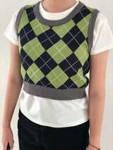 Scottish fish knit vest