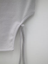 レグランストリングクロップTシャツ / Reglan String Crop T-shirt (4color)