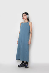 ロングスリットスリーブレスドレス / long slit sleeveless dress