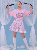 21SS Sleepy Teddy 1/2 T-Shirt PINK (6552553455734)