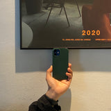 deep green chocolate pattern case