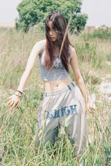 デニム ミックス ジョガー(グレー)/Denim Mix Jogger (Gray)