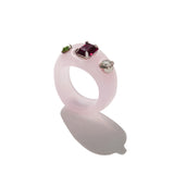 チェリーアクリルリングセット／CHERRY ACRYLIC RING SET [MULTI]