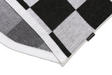 チェッカーボードニットトップス / CHECKER BOARD KNIT TOP_BLACK