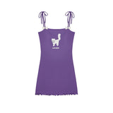 ジュリエッツキャットミニドレス / 0 3 juliet's cat mini dress - PURPLE