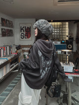 コリンスプレーフードニット