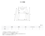 ASCLO Uネックシルケット長袖Tシャツ