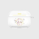 COVY BUBBLE WORLD-YELLOW(AIR PODS PRO-CLEAR HARD) (6598897926262)