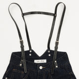 ハイウエストディープブルーワイドフィットサスペンダーデニムパンツ/RED VELVER WENDY WORN HIGH WAIST DEEP BLUE WIDE FIT SUSPENDER DENIM PANTS [16636]
