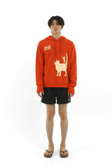 CATHY AND BROOK STORY GLOVE HOODIE (ORANGE)