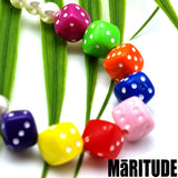 レインボーダイスネックレス / RAINBOW DICE NECKLACE /  SEVENTEEN , MIRAE 착용