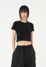 ラニアベーシックスパンクロップTシャツ