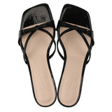 Y.01 Jane Candy Kitten Mules / YY20S-S44 /Black (6550172860534)