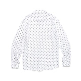 オーバーフィットドットプリントシャツ/OVERFIT DOT PRINT SHIRT-WHITE