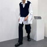CRクロップドニットベスト/CR Cropped Knit Vest (5 colors)
