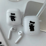 ニャン - キャットスクイーズ AirPods ケース_マット