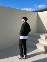 Denim Line Stadium Jacket (2color) (6675656310902)