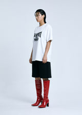STITCH LOGO SHORT SLEEVE T-SHIRT_WHITE