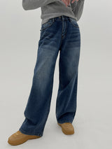 no.1836 トークジーンブルーツーボタンパンツ / no.1836 Talk Jean Blue Two Button Pants