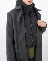 ウールセンスインナーフードコート/wool sense inner hood coat 2color